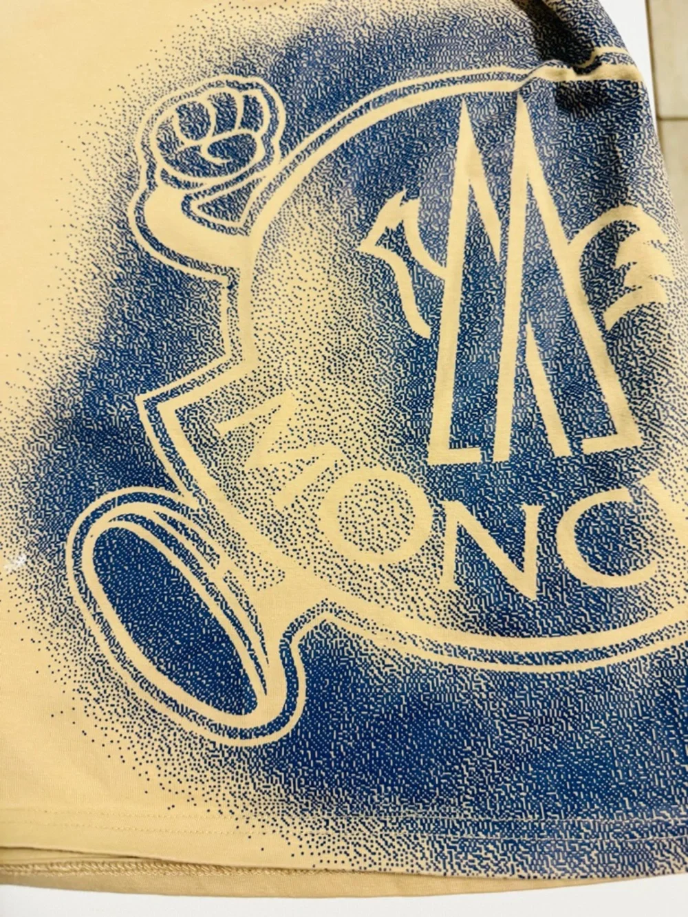 Moncler Tan Crewneck t shirt - Picture 3 of 6